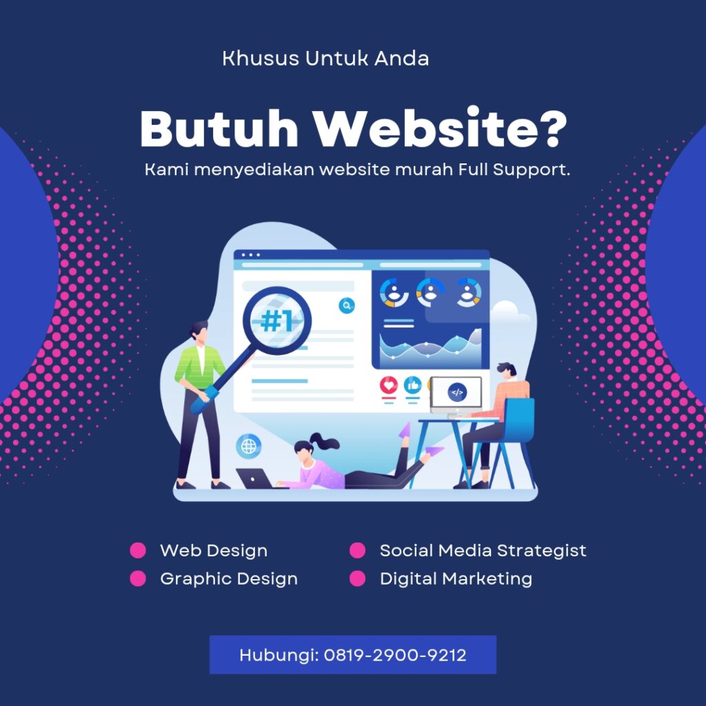 Jasa Pembuatan Website Profesional dan Murah