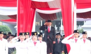 Bupati Bekasi Pimpin Upacara Hari Lahir Pancasila Di Halaman Komplek Pemerintahan Kabupaten Bekasi