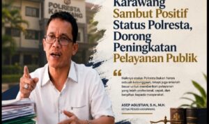 Ketua Peradi Karawang Apresiasi Kenaikan Status Polres Menjadi Polresta, Harapkan Pelayanan Publik Semakin Profesional