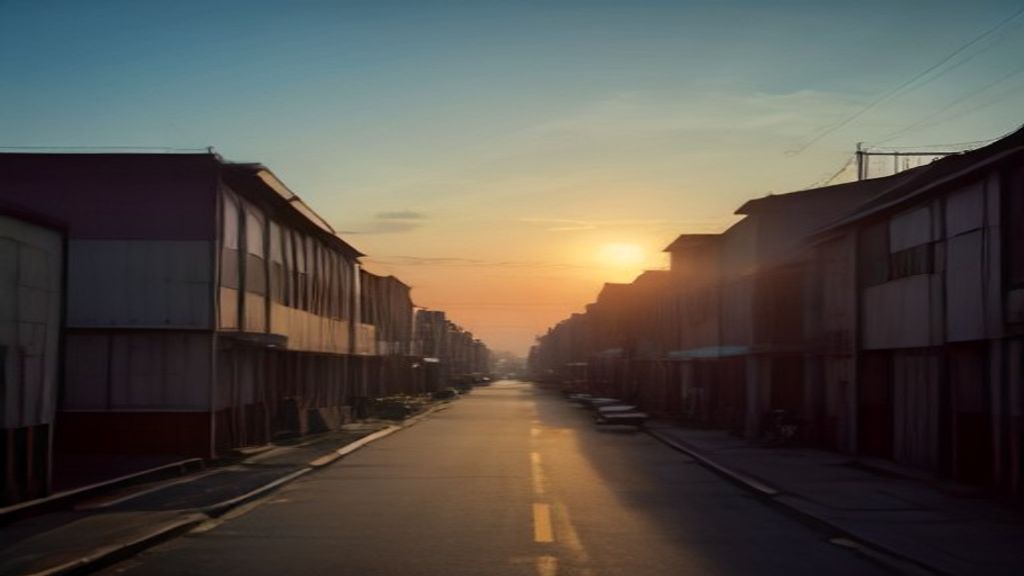 Pemandangan urban Cikarang, pusat industri dan perkembangan ekonomi di Jawa Barat.