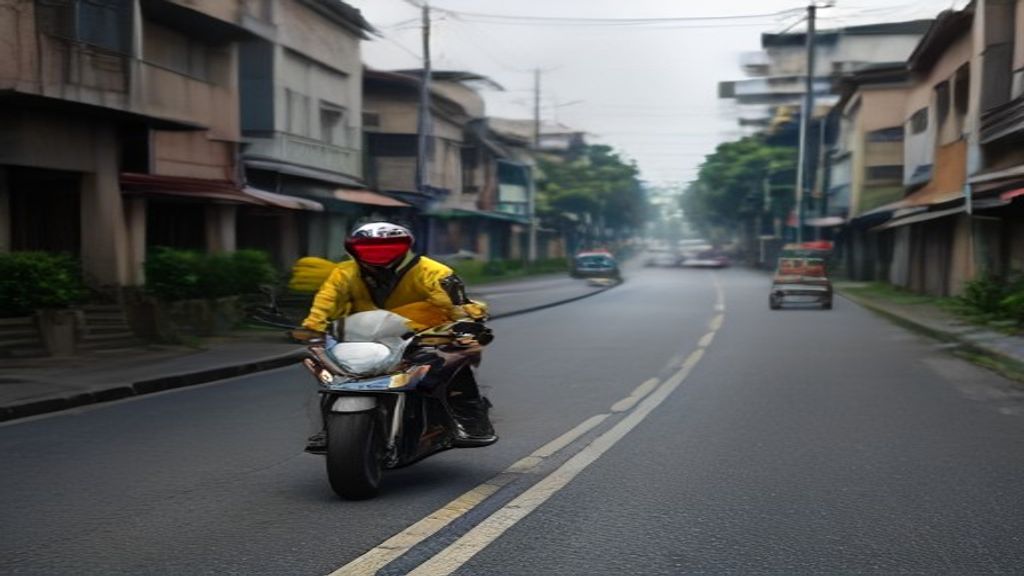 Pemandangan kota Bekasi dari ketinggian dengan gedung pencakar langit dan kawasan industri