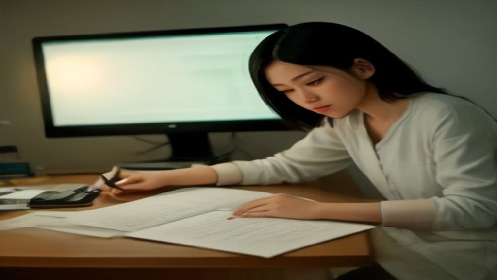 Ilustrasi grafik pertumbuhan investasi dengan koin emas dan uang tunai di atas meja kayu modern