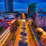 Pemandangan indah Subang, Jawa Barat, dengan sawah hijau dan pegunungan nan memesona
